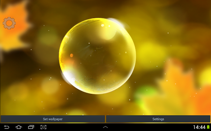 Autumn Bubbles LWP poster 4