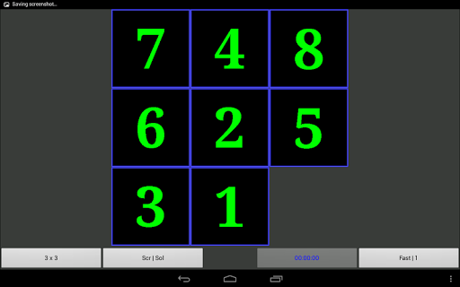 Slider Puzzle Number Tile Game