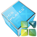 Next Launcher – 3D Cubed Glass logo