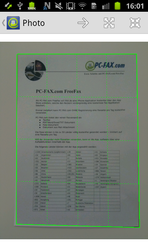   PC-FAX.com FreeFax: captura de tela 