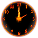 Fire Clock with Alarms Widget icon