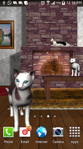 3D Stuning Cats Livewallpaper