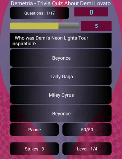 Demetria - Demi Lovato Trivia