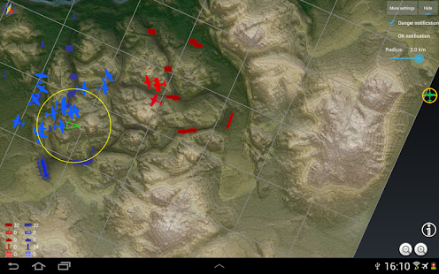 War Thunder tactical map - screenshot thumbnail