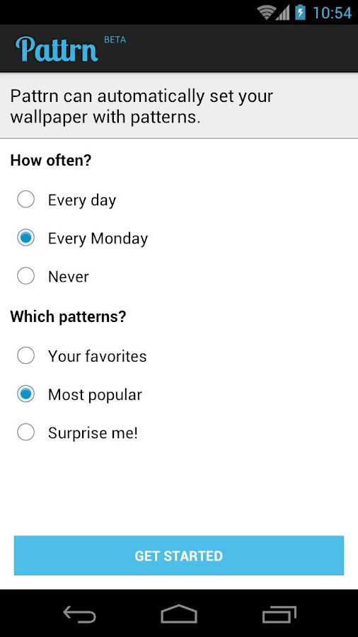   Pattrn – Capture d'écran 