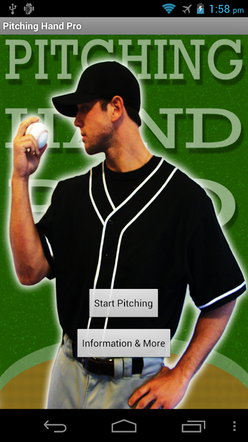 Android application Pitching Hand Pro screenshort