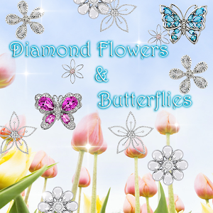 Diamond Flowers & Butterflies.apk 1.0