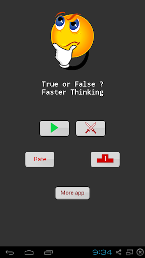 True Or False-Faster Thinking