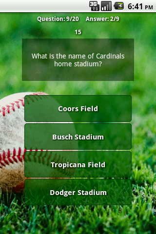 Trivia for MLB