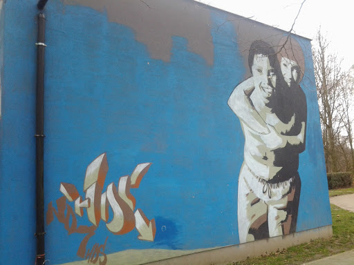 Grafittimuur 2 Aan Hetvzwembad