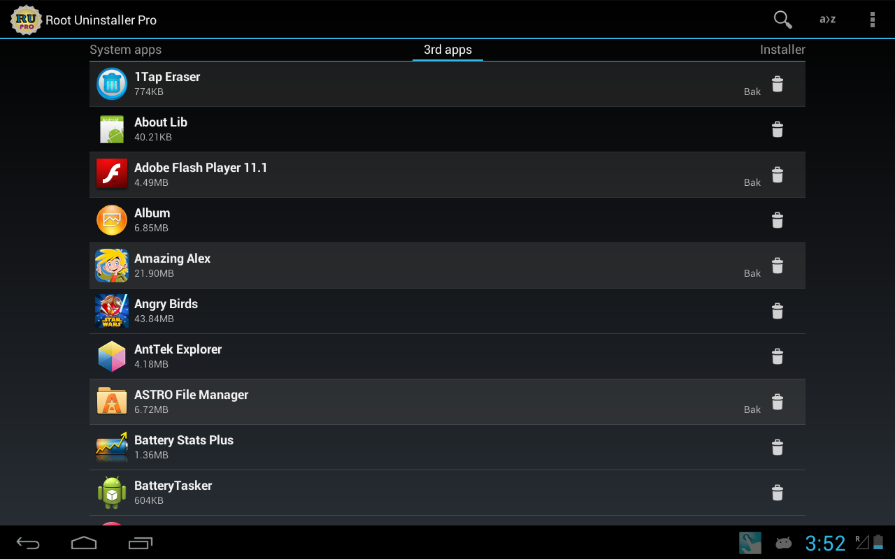 Root Uninstaller - screenshot
