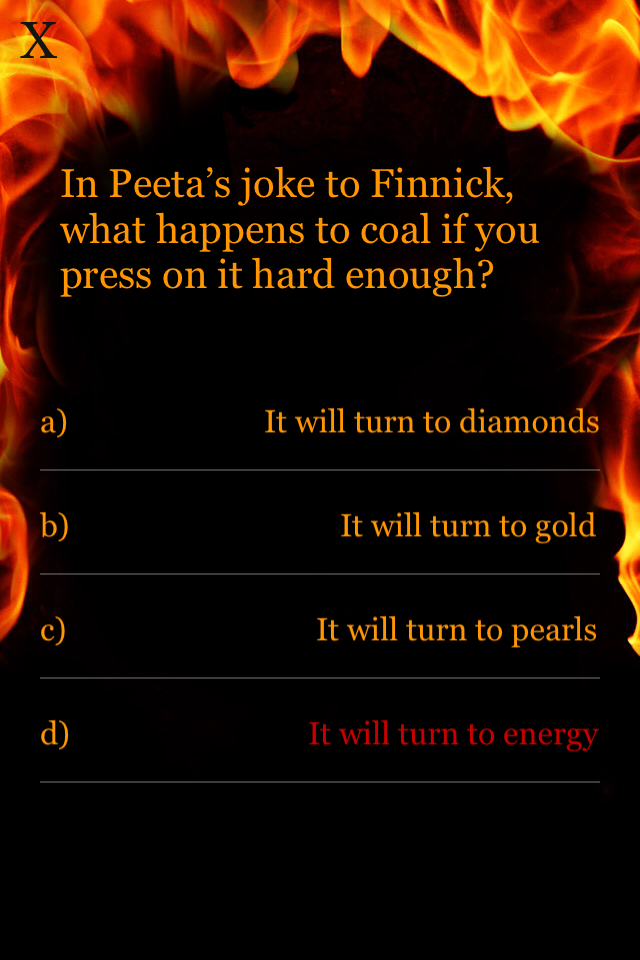 Hunger Games Trivia Edition HD Screen 3