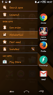 Lastest Xperien Full Orange X Theme APK for Android
