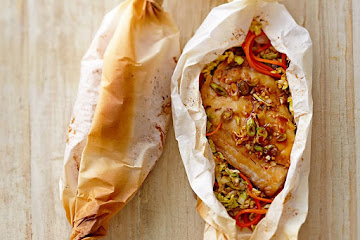 Ginger-Soy Red Snapper en Papillote