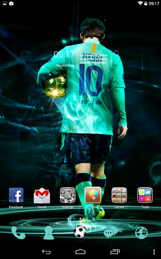 Messi Go Launcher Theme