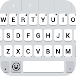 Emoji Keyboard - White Flat Apk