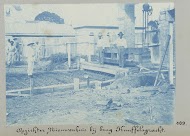 Opzichter Nieuwenhuis bij brug Knuffelsgracht