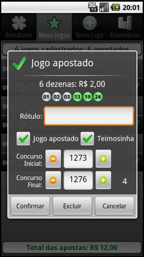 Megasena Mobile - screenshot