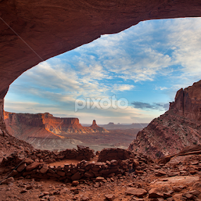 False Kiva  by Tom Cuccio - Landscapes Deserts