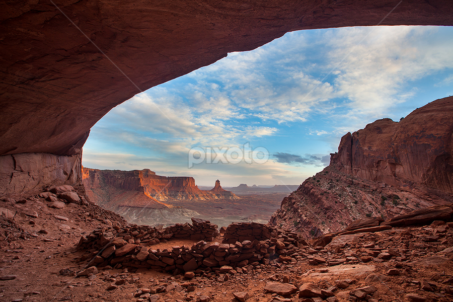 False Kiva  by Tom Cuccio - Landscapes Deserts