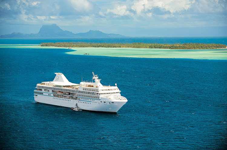 The Paul Gauguin's small size allows her to maneuver from deep seas to shallow lagoons as nimbly as a yacht.