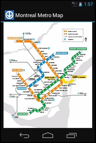 Montreal Metro Map