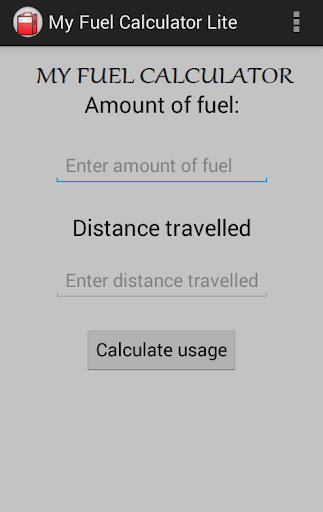 My Fuel Calculator Lite