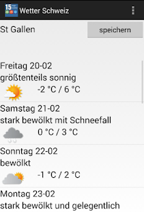 15 Tage Wetter Schweiz Screenshots 5