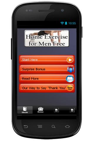 【免費書籍App】Home Exercise for Men-APP點子