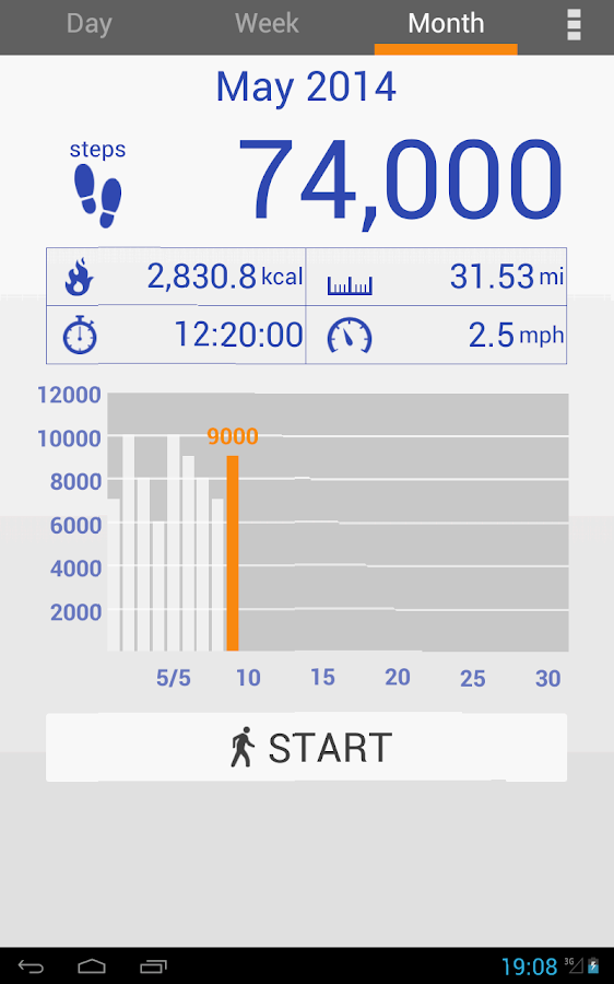    Pedometer- screenshot  
