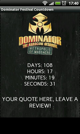 Dominator 2014 Countdown