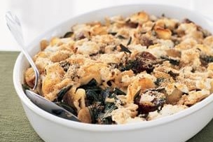 Baked Pasta with Dandelion Greens &amp;amp; Sausage