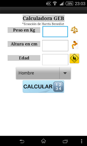 Calculadora de GEB