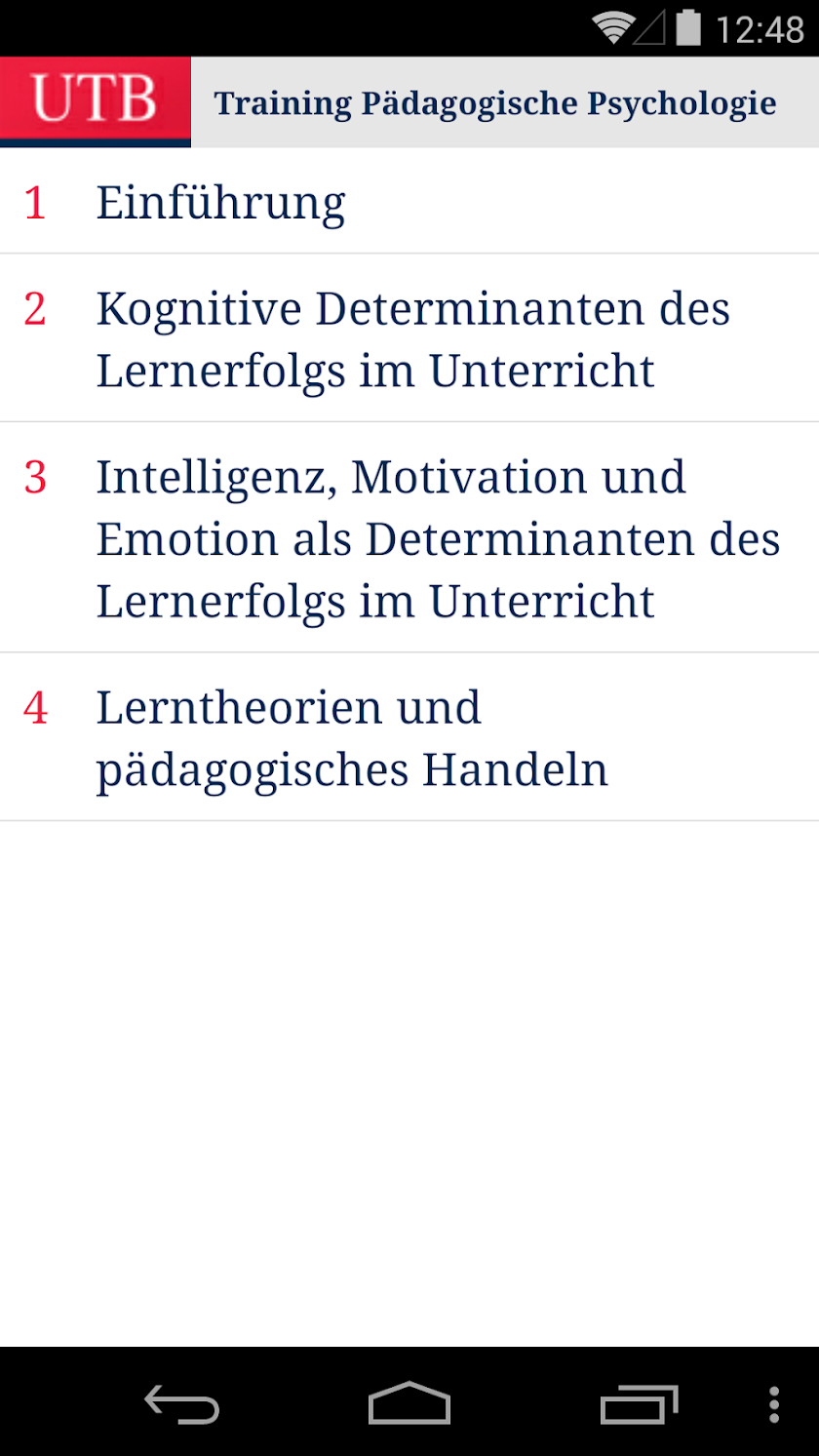 Pädagogische Psychologie Screen 1