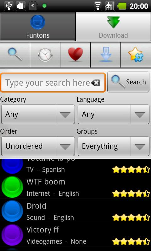 Android application Funtons Pro Key screenshort