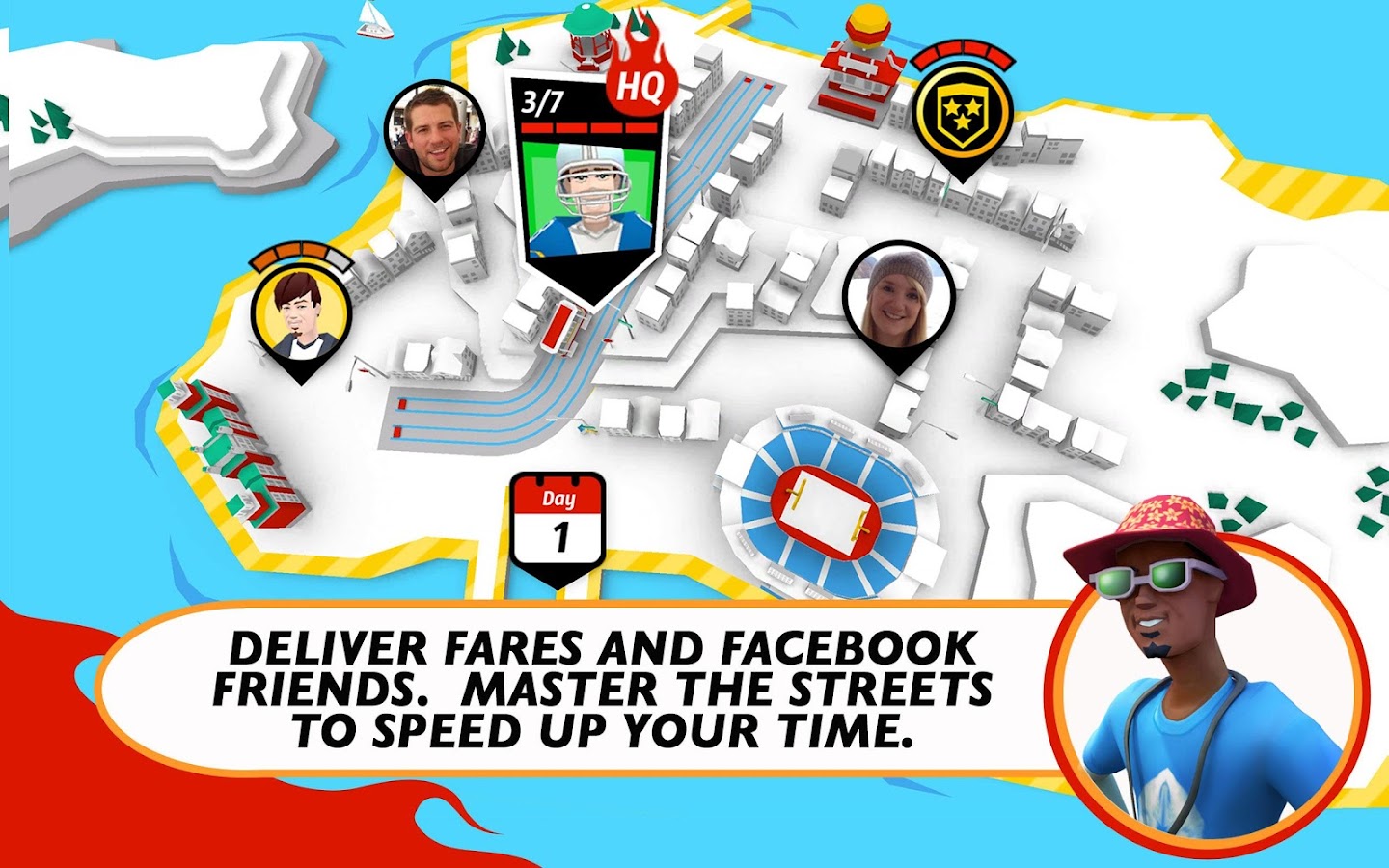 Crazy Taxi™ City Rush v1.0.2 Apk Download Game - screenshot
