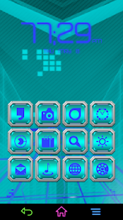 Rock Cyan for Smart Launcher