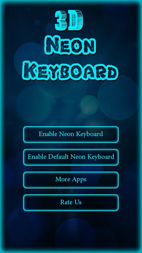 【免費個人化App】3D Neon Keyboard-APP點子