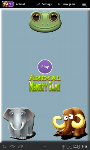 Animal Memory Game