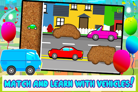Free Download Kids Car, Vehicles Puzzle Game APK for Android