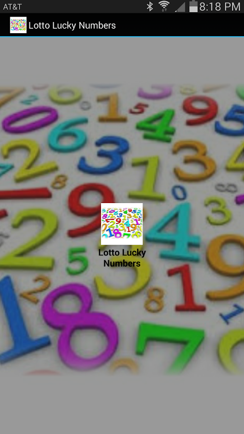 Android application Lotto Lucky Number Generator screenshort