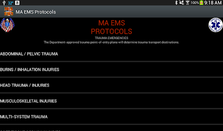 MA EMS Protocols poster 14