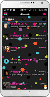 Sweet Pea Go SMS Theme