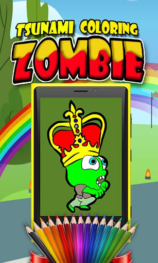 【免費娛樂App】Tsunami Coloring Zombie-APP點子