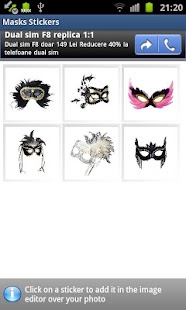 Masks Stickers