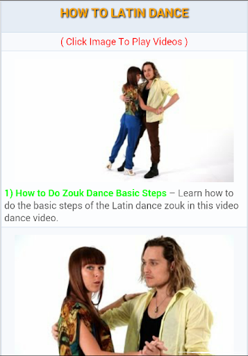 How to Latin Dance