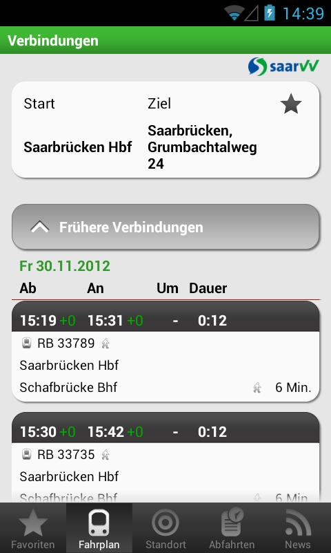 Saarfahrplan - Android Apps on Google Play