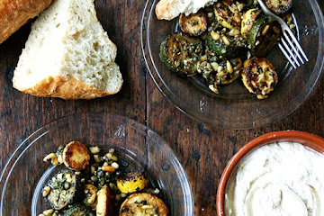 Sautéed Zucchini with Mint, Basil &amp; Pine Nuts