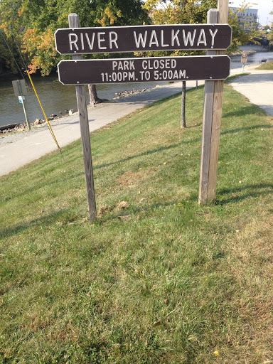 River Walkway Sign 