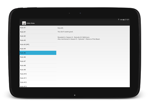 【免費娛樂App】Gibbs Rules-APP點子